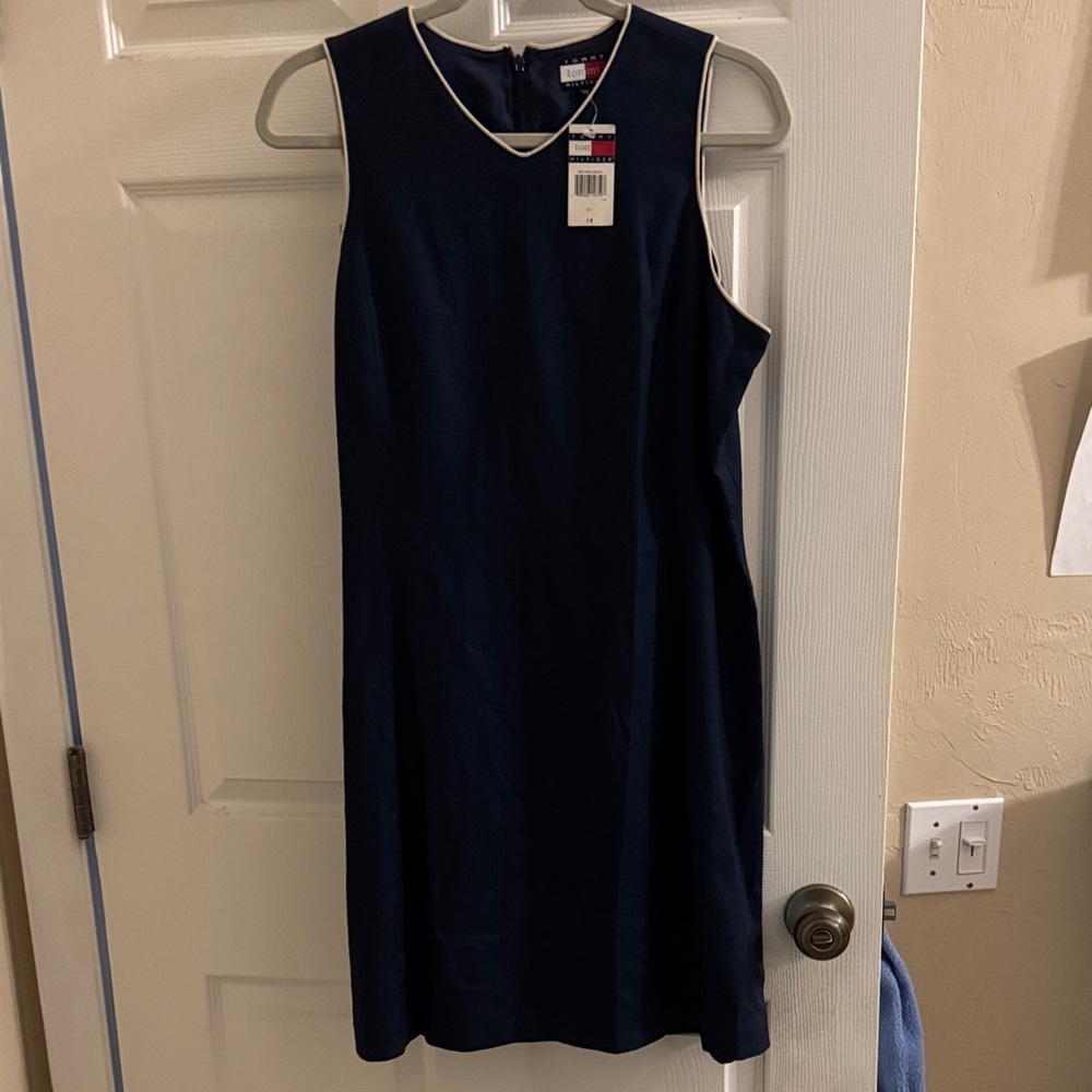 Tommy Hilfiger Dark Blue Sleeveless dress with jacket
